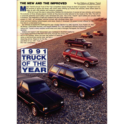 1991 Truck of the Year