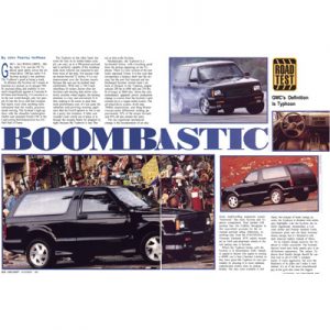 Read more about the article Boombastic – GMC’s Definition Is Typhoon