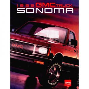 Read more about the article 1992 Sonoma/Syclone Brochure