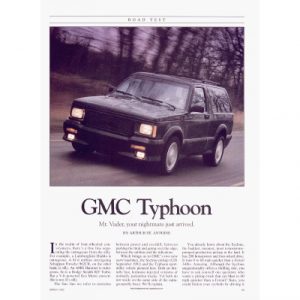 Read more about the article GMC Typhoon – Mr Vader, Your Nightmare Just Arrived