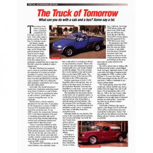Read more about the article The Truck of Tomorrow