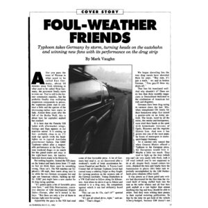 Read more about the article Foul Weather Friends – GMC Typhoon takes Germany by storm
