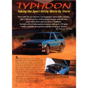Read more about the article Typhoon – Taking the Sport Utility World By Storm