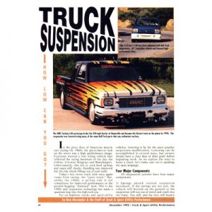 Read more about the article Truck Suspension