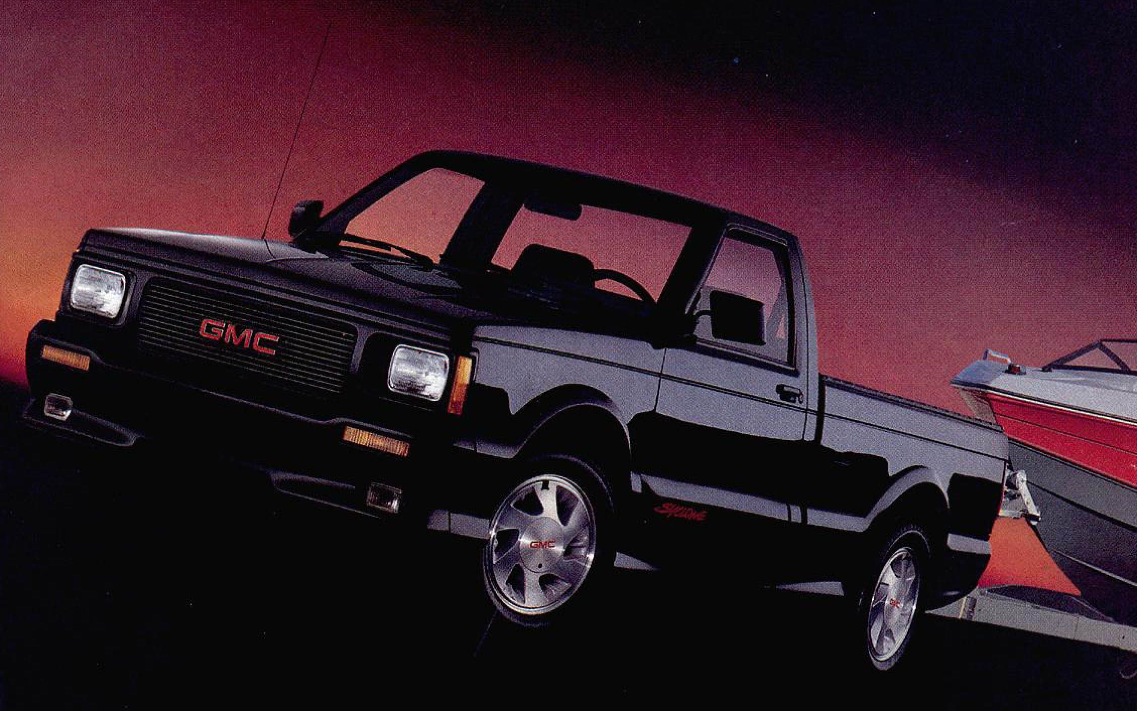 GMC Syclone Towing Boat