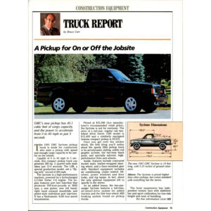 Read more about the article A Pickup for On or Off the Jobsite
