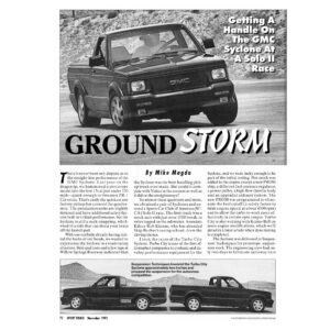Read more about the article Ground Storm – GMC Syclone at a Solo II Race